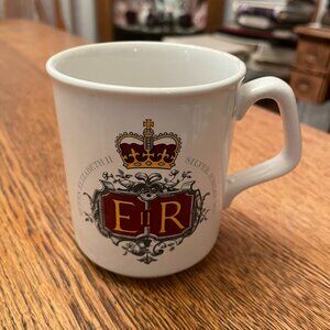 Vintage Queen Elizabeth Silver Jubilee 1977 Coffee Cup Mug by Tams